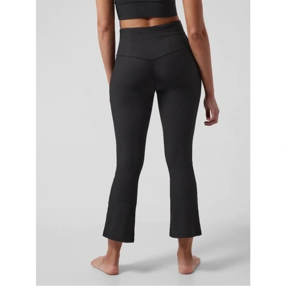 NWT Athleta Elation Rib Crop Flare Pants - Picture 3 of 13